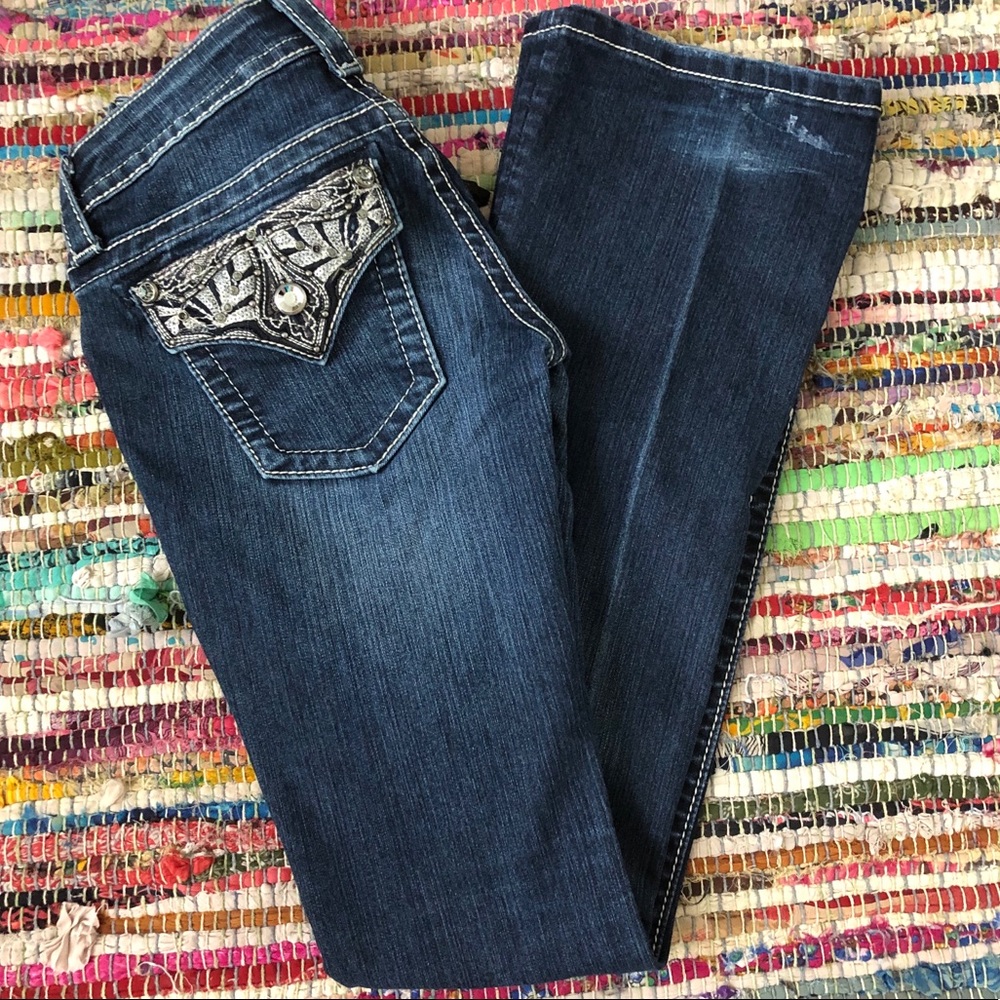 Dark wash boot cut Miss Me’s